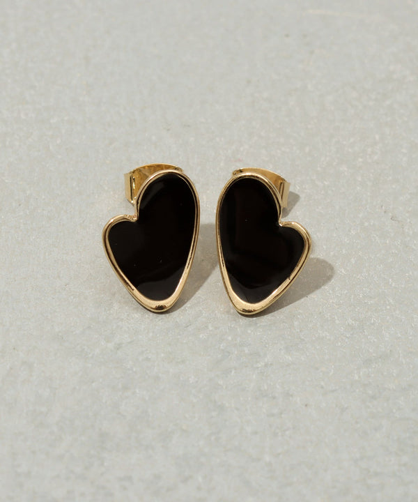 JMG250014 CO Epo Deformed Heart Earrings