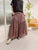 2408083 EA Cotton Maxi Skirt - Brown