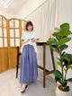 2408083 EA Cotton Maxi Skirt - Purple