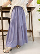 2408083 EA Cotton Maxi Skirt - Purple