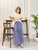 2408083 EA Cotton Maxi Skirt - Purple