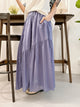 2408083 EA Cotton Maxi Skirt - Purple