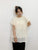 2408021 LEC Knit Layered Top - White