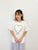 2408023 GO Laced Heart Tee - White