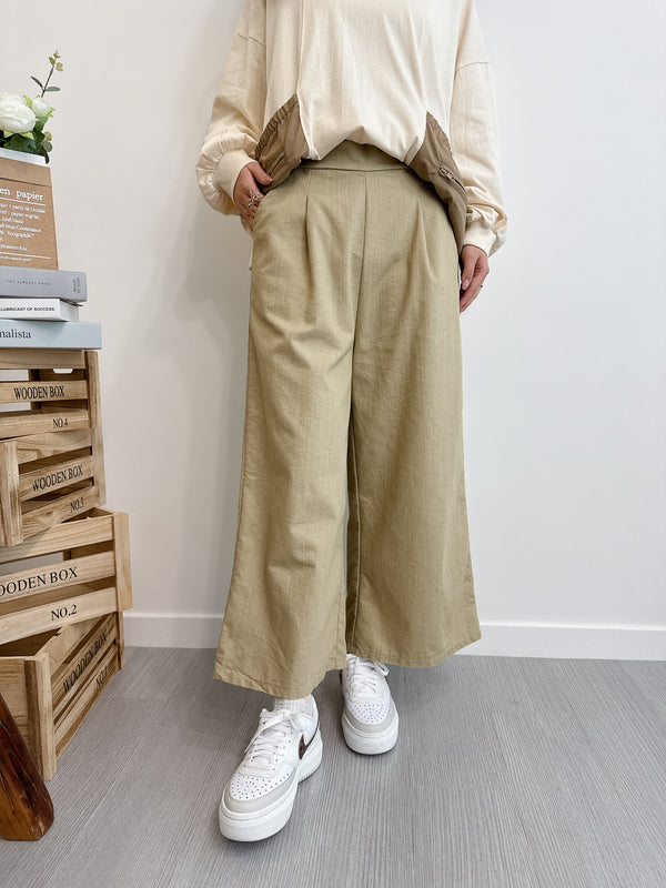 2502039 TU Relaxing Wide Pants - Beige