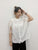 2408017 RPS Shoulder Drawstring Blouse - White