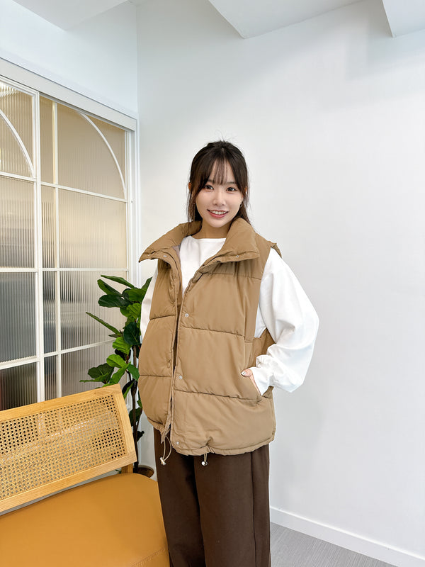 2411044 PF Padded Vest - Mocha