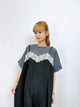 2407016 FO Layered Lace OP - Black