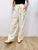 2407013 VE Waist Ribbon Pockets Pants - WHITE