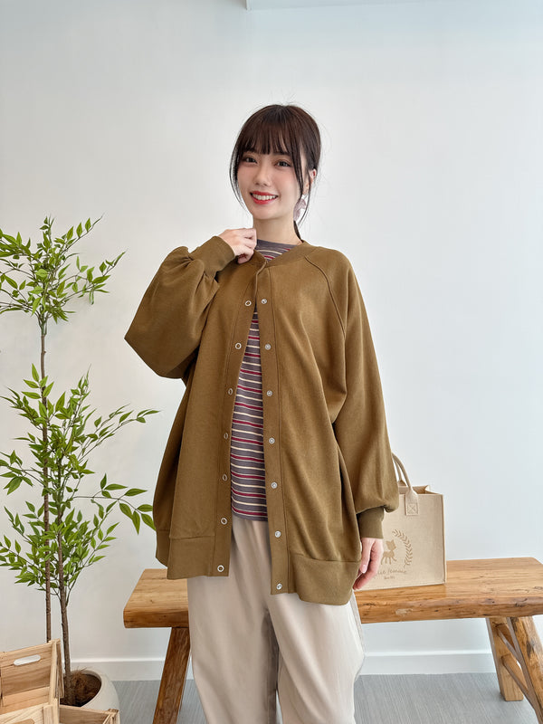 2410068	LUP	Button Colour Cardigan - Mustard