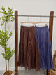 2408083 EA Cotton Maxi Skirt - Purple