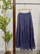 2408083 EA Cotton Maxi Skirt - Purple