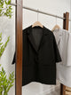 2408079 EL Jacquard Suit Jacket - Black