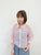 2408029 BON Sheer Ribbon Shirt - Pink