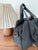 2409012 LO 2way Ruffled Crossbody Bag - Black