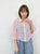 2408029 BON Sheer Ribbon Shirt - Pink