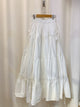 2405117 PG Side Tie Ribbon Skirt - White