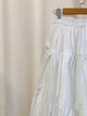 2405117 PG Side Tie Ribbon Skirt - White