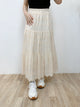 2405114 PG Crochet Ruffle Skirt - White