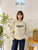 2409172 CONS Two Tone Sweater - White