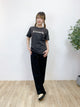 2404008 ST French Logo Tee - Charcoal