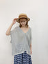 2406081 CO Sheer Button Cardigan - Grey