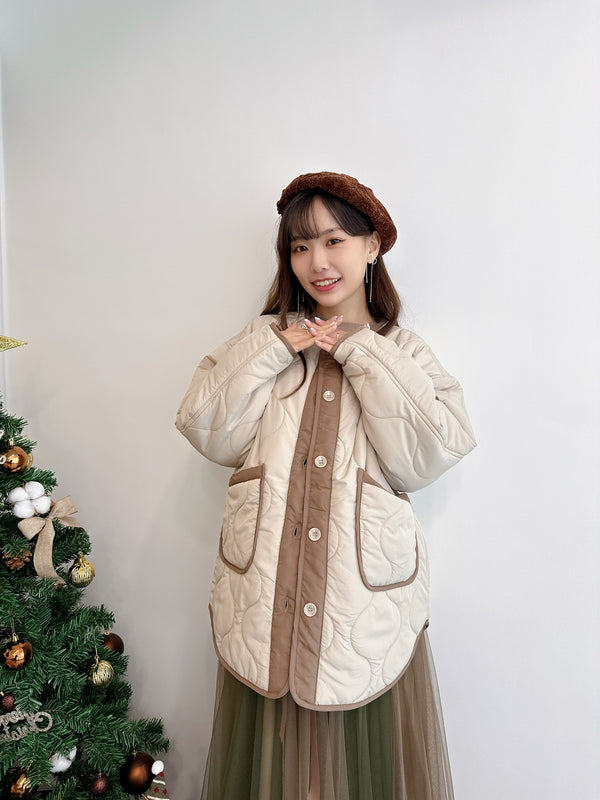 2412067 PF Quilted Liner Jacket - Beige