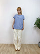 2407022 CO French Sleeves Tee - Blue