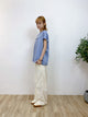 2407022 CO French Sleeves Tee - Blue