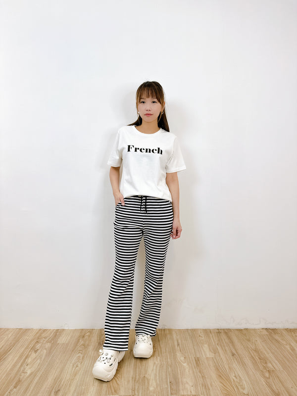 2404008 ST French Logo Tee - White