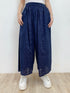 2407055 BOU Crochet & Jacquard Pants - Navy