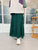 2408072 LUP Cotton Rib Skirt - Green