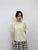 2408002 EH Lace Logo Tee - Yellow