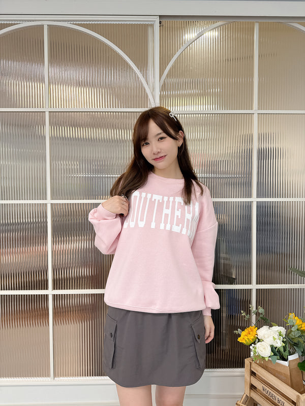 2502001 CO Logo College Pullover - Pink