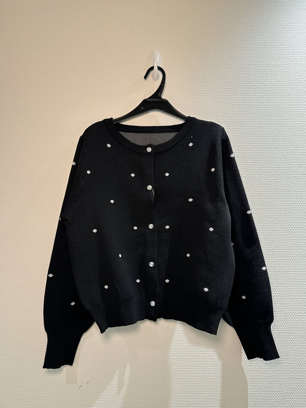 2501078 INC Dots Cardigan - Black