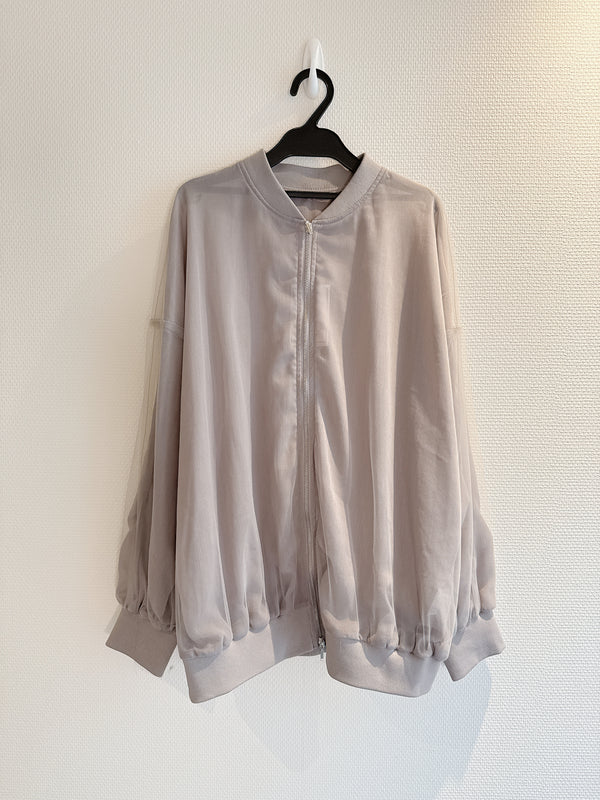 2501089 BL Tulle Layer Jacket - Grey