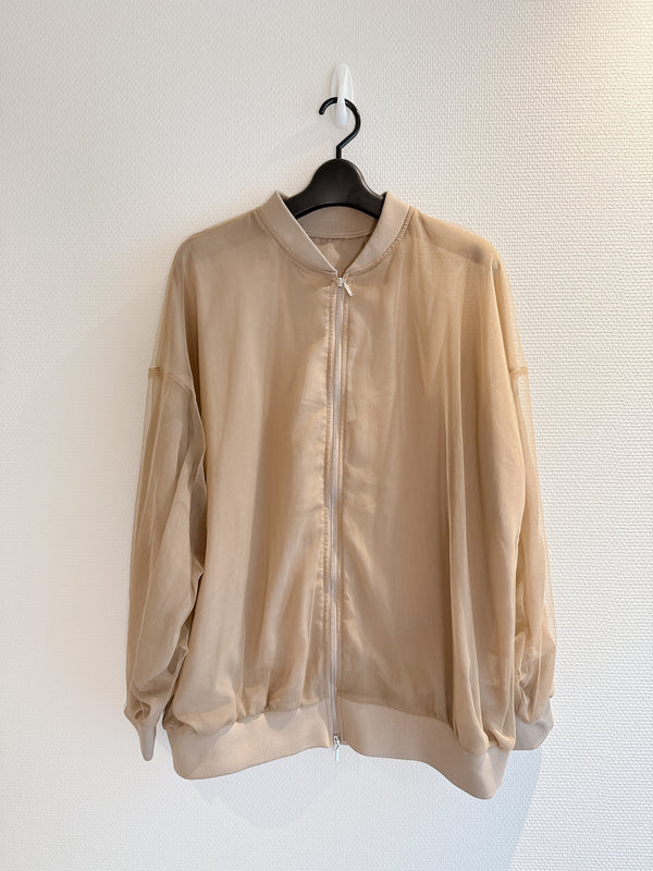 2501089 BL Tulle Layer Jacket - Mocha